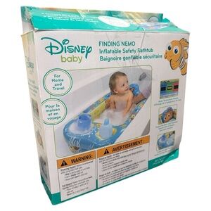 Disney Nemo Inflatable Safety Bathtub New  W/ Box Damage See Read